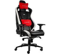 noblechairs EPIC Real Leather Gaming Chair - Nero/Bianco/Rosso NBL-RL-EPC-001