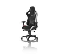 noblechairs EPIC Sedia da gaming per PC Seduta imbottita Nero, Bianco