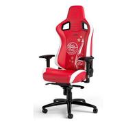 noblechairs EPIC Sedia da gaming per PC Seduta imbottita Rosso, Bianco