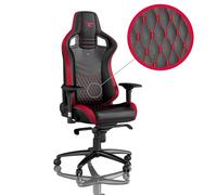 Noblechairs Epic Sedia Da Gaming Sedia Da Ufficio Sedia Da Scrivania Finta Pelle 120Kg 135° Reclinabile Cuscino Di Sostegno Lombare Edizione Mousesports