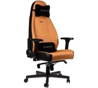 Noblechairs Icon Sedia da gioco in vera pelle Cognac/Nero