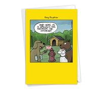 NobleWorks One Hydrant - Funny New Home Congratulations Card - Funny