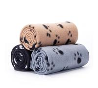 Nobleza 3 Pezzi Coperta per Cane Gatto Lavabile Soffice Durevole, Morbida Coperta in Pile per Cani e Gatti, per Cani, Gatti, Conigli E Altri Animali Domestici, 75 * 75 cm