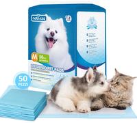 Nobleza - 50 pz Tappetini igienici per Cani Gatti 60x60cm assorbenti per Animali