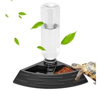 Nobleza - Alimentatore Automatico Rettile, Distributore di Acqua per Rettil Nero