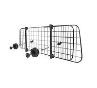 Nobleza-Barriera Protettiva per Auto per Cani,Separatore per Auto per Cani Universale Estensibile Barriera per Auto Barriera di Sicurezza a Griglia, 96-145x30cm in Acciaio