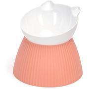 Nobleza Ciotola Rialzata per Gatti 13.5x14.7 cm Giallo