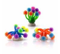 Nobleza Coralli Colorati in Plastica Morbida per Acquario Stili Misti 12 Pezzi