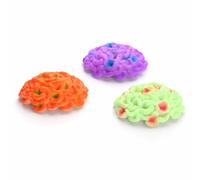 Nobleza Corallo Fluorescente per Acquario Gomma Ecologica 7.3cm Viola 6 Pezzi