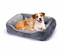 Nobleza Cuccia Classica Quadrata per Cani e Gatti Grigio Taglia M L77W67H19cm