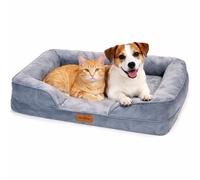 Nobleza Cuccia per Cani e Gatti Grigio Memory Foam Tessuto Oxford Taglia L 1068