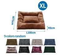 Nobleza Cuscino Pile Tinta Unita XL 100x75cm Cotone/Ovatta Interno/Esterno