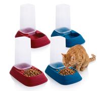 Nobleza Distributore Cibo E Acqua Per Cani Gatti Pieghevole 700ml 20x13x19cm 4 P