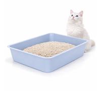 Nobleza Lettiera Aperta per Gatti Blu Vaschetta Igienica in PP 39cm 3 Pezzi