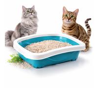 Nobleza Lettiera Aperta per Gatti Taglia L Blu Vaschetta Igienica in PP 56cm