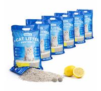 Nobleza Lettiera Gatti Bentonite Agglomerante Profumo Limone 19kg 6 Pezzi