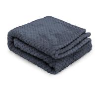Nobleza Morbida Coperta in Pile per Cani e Gatti Confezione Color Grigio Misure 100 * 80cm