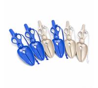 Nobleza Paletta Igienica per Cani a Forbice Blu e Grigio 25x8cm 6 Pezzi