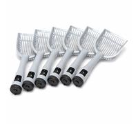 Nobleza Paletta per Lettiera Gatti Grigia con Dispenser Sacchetti 6 Pezzi