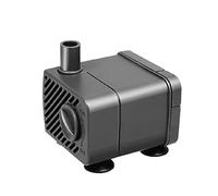 Nobleza- Pompa sommersa (5W 300L/H) Pompa di Ricambio per fontane per Animali Domestici, acquari, stagni, con Accessori
