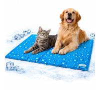 Nobleza Tappetino Refrigerante Per Cani e Gatti Taglia M Blu L90W50cm