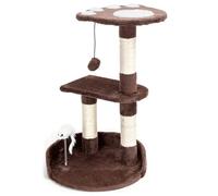 Nobleza Tiragraffi 2 Livelli Zampa Sisal H64cm Legno Faggio Gioco Stabile