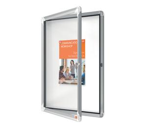 NOBO - 1902557 - Bacheca per interni - fondo magnetico bianco - 4 fogli A4 - verticale - Nobo - 61697 - Conf. da 1 Pz. - 1902557