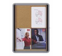 Nobo Bacheca Nobo Stand Espositore 53,2 X 69,2 X 3,7 Cm Sughero Vetro Alluminio