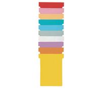 NOBO - 2001002 - Schede a T indice 1 bianche per Professional Planner - Nobo - conf. 100 pezzi - 31483 - Conf. da 1 Pz. - 2001002