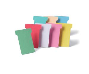 NOBO - 2002002 - Schede a T indice 2 bianche per Professional Planner - Nobo - conf. 100 pezzi - 49319 - Conf. da 1 Pz. - 2002002