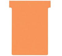 Nobo 2003009 Schede a T, Indice 3, Arancione, 100 Pezzi
