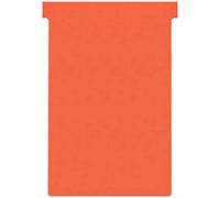 Nobo 2004003 Schede a T, Indice 4, Rosso, 100 Pezzi