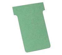 Nobo 2202005 Schede a T, Indice 2, Verde, 100 Pezzi