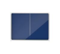 Nobo Bacheca in feltro con serratura Premium Plus 18xA4 (Nobo 1915334 18 x A4 Pr