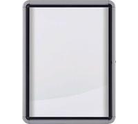 Bacheca per interni - fondo magnetico bianco - 6 fogli A4 - orizzontale - Nobo
