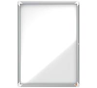 NOBO - 1902560 - Bacheca per interni - fondo magnetico bianco - 9 fogli A4 - verticale - Nobo - 61698 - Conf. da 1 Pz. - 1902560