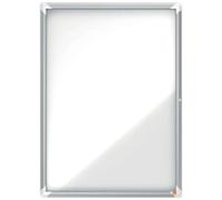 Bacheca per interni - fondo magnetico bianco - 9 fogli A4 - verticale - Nobo