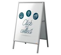 Nobo Essence cavalletto espositore A1 bifacciale ad apertura a scatto