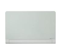 Nobo Lavagna bianca magnetica in vetro Impression Pro con vassoio porta accessor