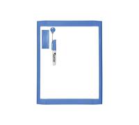 Nobo lavagna magnetica cancellabile a secco 216x280mm Blu, Bianco