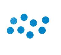 Nobo Magneti per Lavagna Bianca Magnetica, Diametro 20 mm, Confezione da 8, Blu, 1901443