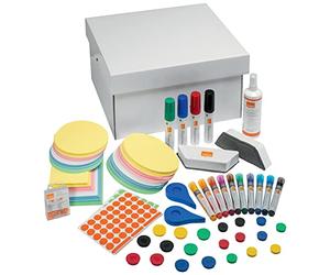 Nobo Move & Meet Collaboration System Kit di Accessori per Lavagna Bianca, Include oltre 1900 Prodotti tra cui Penne Colorate, Gomme per Cancellare, Magneti e Spray per la Pulizia della Lavagna