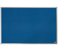 Nobo Pannello in Feltro, 900 x 600 mm, Cornice in Alluminio, Sistema di Montaggio ad Angolo, Gamma Essence, Blu, 1915203