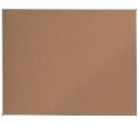 Nobo Pannello in Sughero, 1500 x 1200 mm, Cornice in Alluminio, Sistema di Montaggio ad Angolo, Gamma Essence, Ocra, 1915209