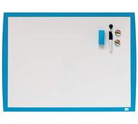 Nobo Piccola Lavagna Magnetica piccola Montabile a Parete, con Cornice Blu Vibrante, per Casa / Ufficio, Include Accessori Coordinati, 585 mm x 430 mm, Blu