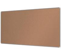 Nobo Premium Plus Bacheca da parete in Sughero 2400x1200mm, con superficie auto-rigenerante, cornice in alluminio, bacheca per ufficio, memo board, pannello espositivo, certificata EU Ecolabel,1915186