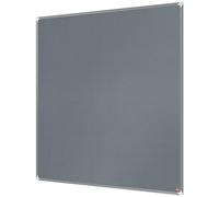 Nobo Premium Plus Bacheca in Feltro 1200x1200mm - Grigia | Bacheca da Parete, Bacheca per Ufficio, Bacheca Espositiva, Bacheca Memo in Feltro, Vision Board, Mood Board, Certificata EU Ecolabel