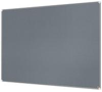 Nobo Premium Plus Bacheca in Feltro 1800x1200mm - Grigia | Bacheca da Parete, Bacheca per Ufficio, Bacheca Espositiva, Bacheca Memo in Feltro, Vision Board, Mood Board, Certificata EU Ecolabel