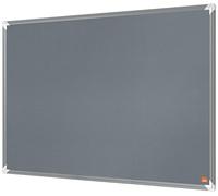 Nobo Premium Plus Bacheca in Feltro 900x600mm - Grigia | Bacheca da Parete, Bacheca per Ufficio, Bacheca Espositiva, Bacheca Memo in Feltro, Vision Board, Mood Board, Certificata EU Ecolabel