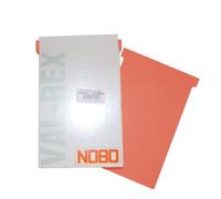 NOBO Schede a T dim 2 100pz - Arancio - 2202009